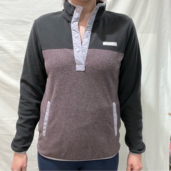 Columbia Benton Springs Half Snap Fleece Pullover Size Medium - Picture 2 of 7